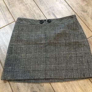 The Limited Black and Gray Mini Pencil Skirt